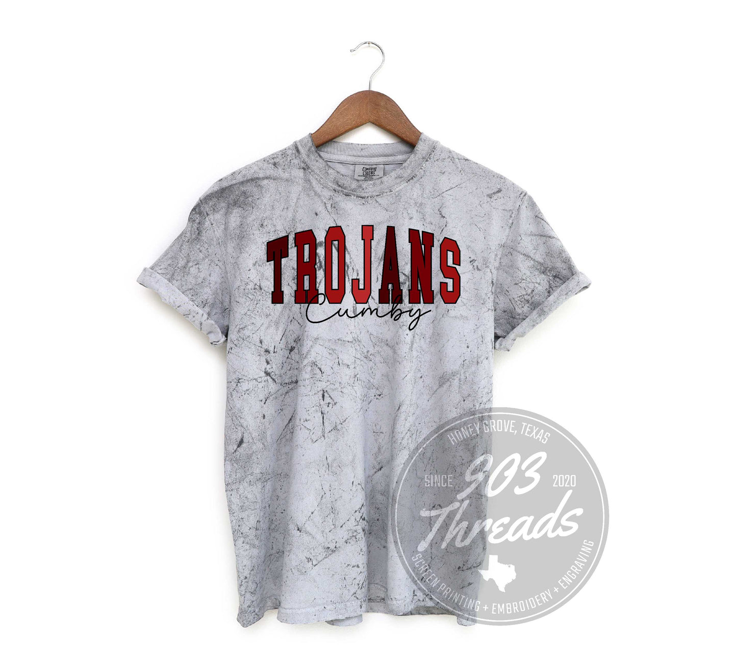 Cumby Trojans Shades of Spirit Tee