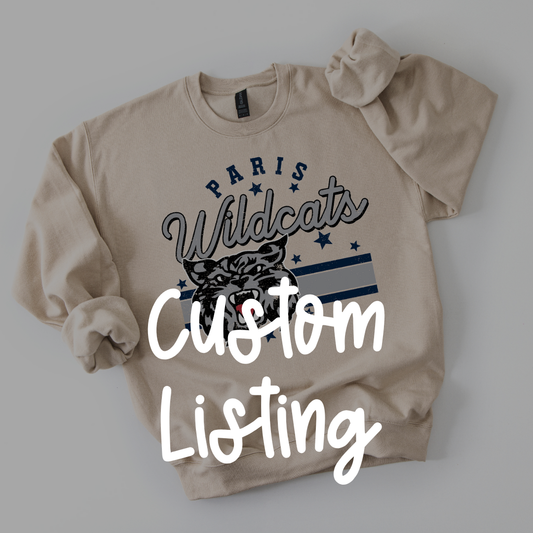 Custom Listing -- All Star Vintage