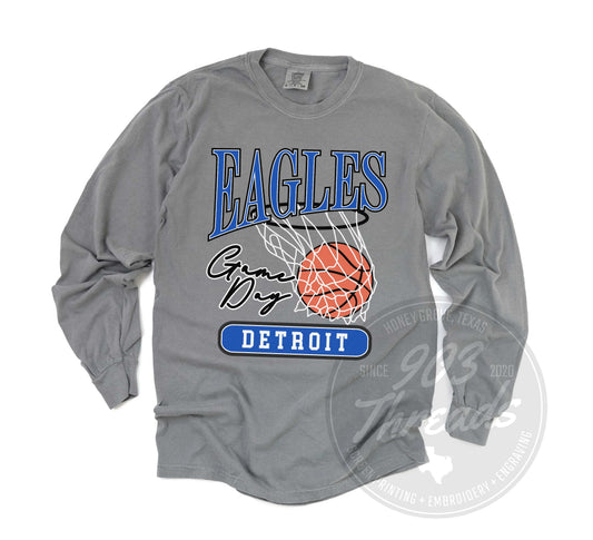 Detroit Eagles Vintage Basketball Tee