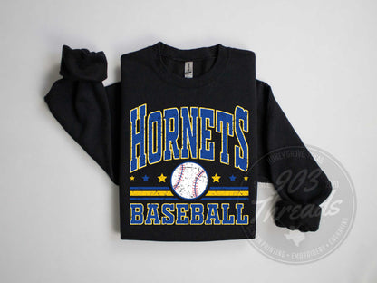 Dodd City Hornets Baseball Sweatshirt/Short Sleeve