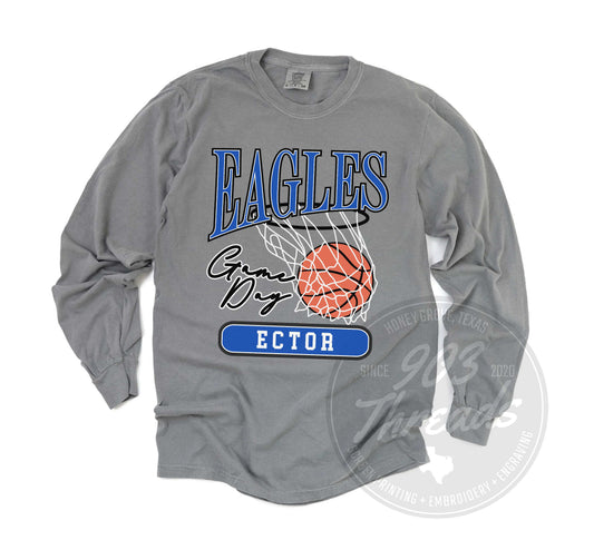 Ector Eagles Vintage Basketball Tee