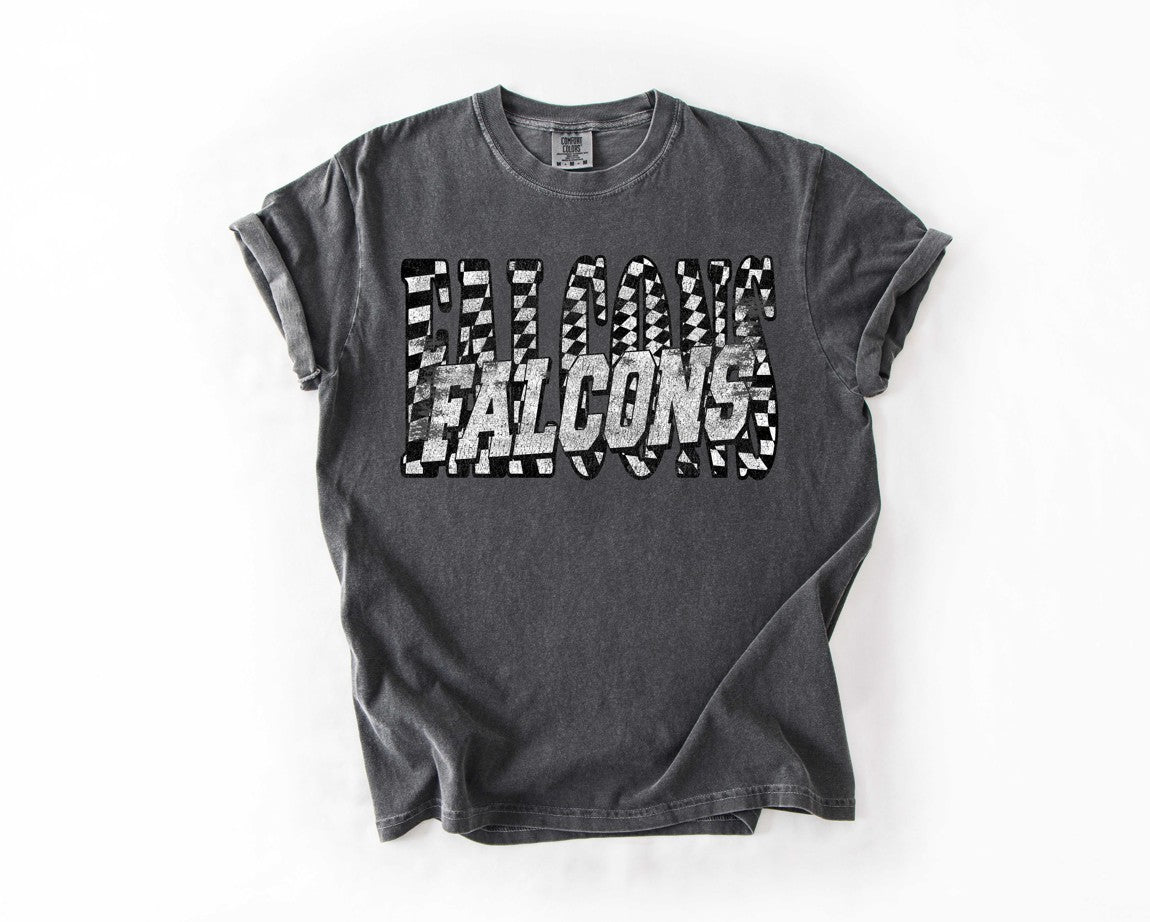 Falcons Rowdy Checkered Varsity