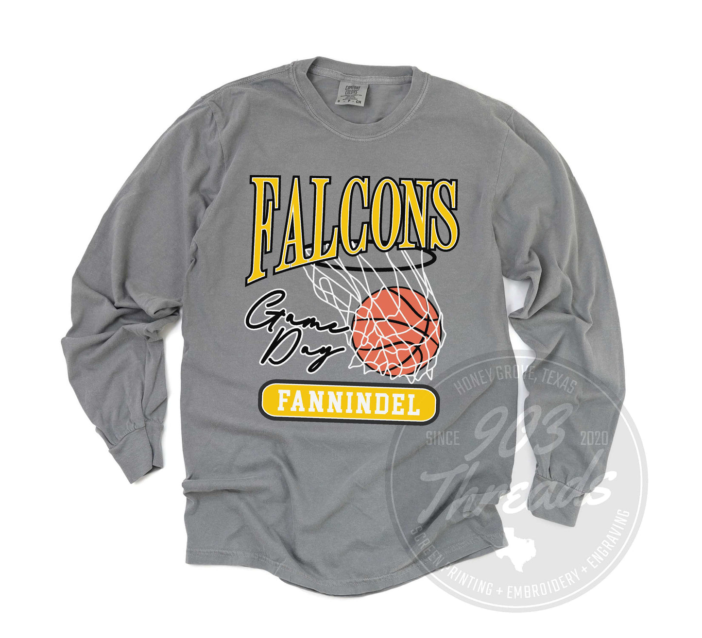 Fannindel Falcons Vintage Basketball Tee