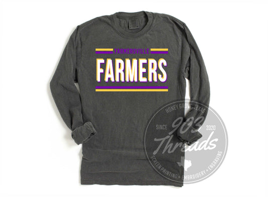 Farmersville Farmers Hold That Line Spirit Tee