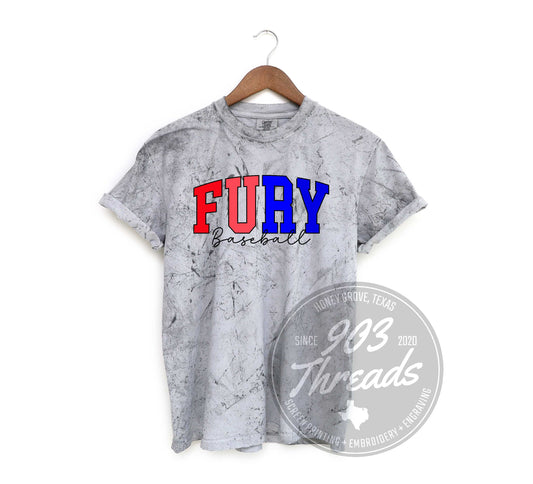 Fury Baseball Shades of Spirit Tee