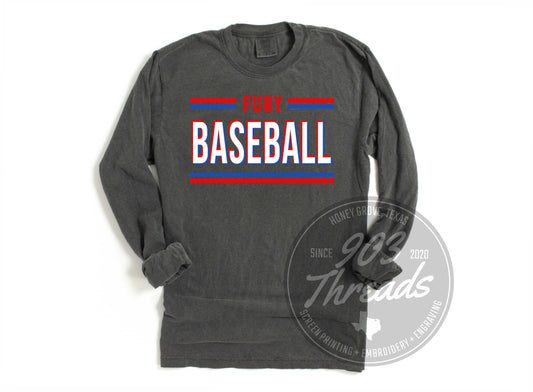 Fury Baseball Hold That Line Spirit Tee