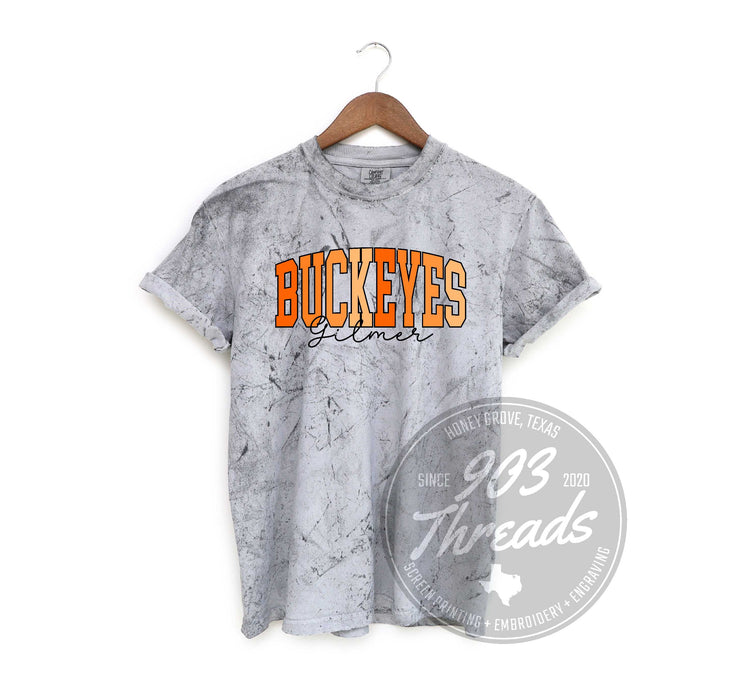 Gilmer Buckeyes Shades of Spirit Tee