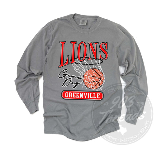 Greenville Lions Vintage Basketball Tee