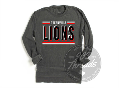 Greenville Lions Hold That Line Spirit Tee
