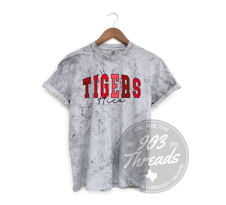 Hico Tigers Shades of Spirit Tee
