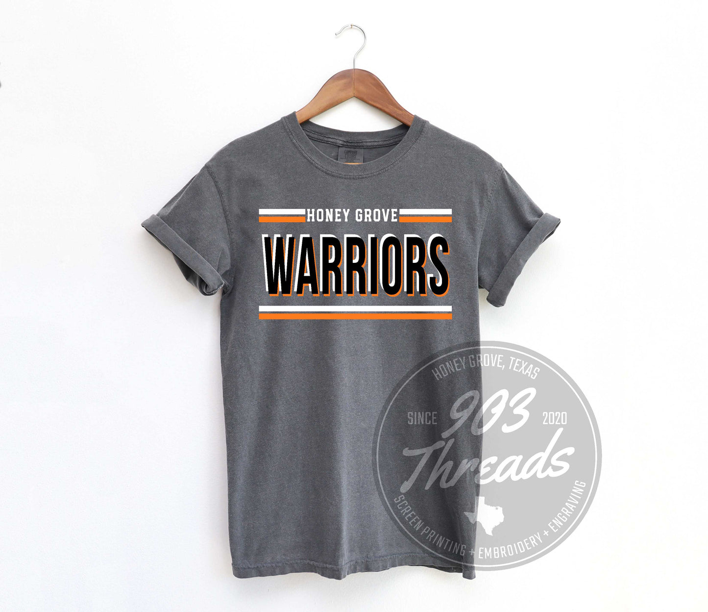 Honey Grove Warriors Hold That Line Spirit Tee