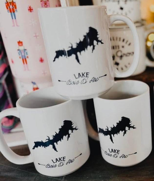 Bois D Arc Lake Coffee Mug