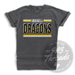 Iredell Dragons Hold That Line Spirit Tee