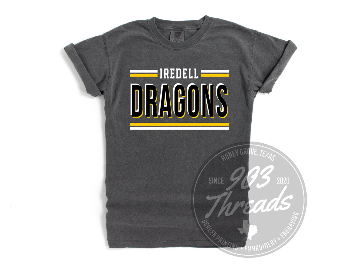 Iredell Dragons Hold That Line Spirit Tee