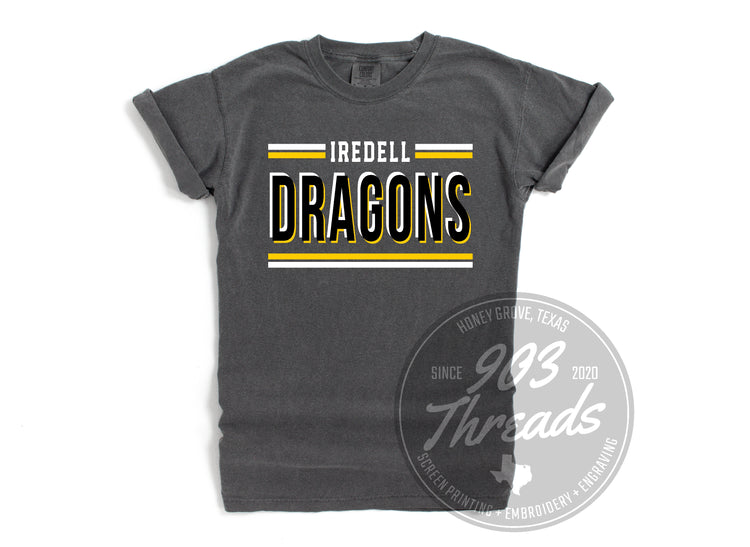 Iredell Dragons Hold That Line Spirit Tee