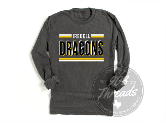 Iredell Dragons Hold That Line Spirit Tee