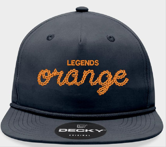 Legends Orange Old School Cap