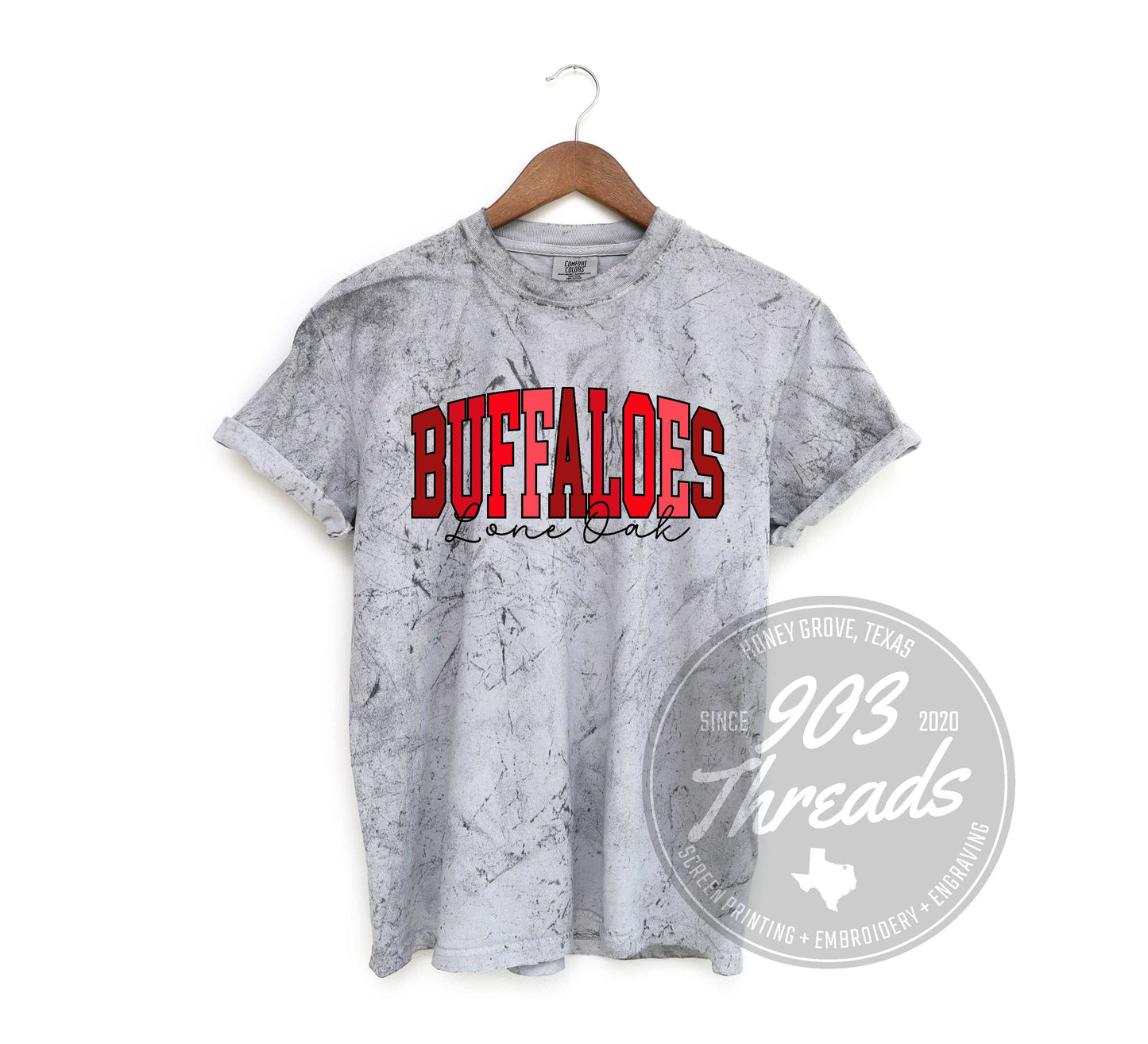 Lone Oak Buffaloes Shades of Spirit Tee