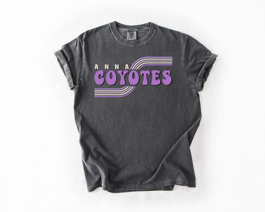 Anna Coyotes Retro Rainbow