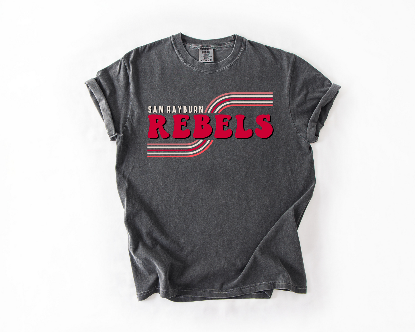 Sam Rayburn Rebels Retro Rainbow