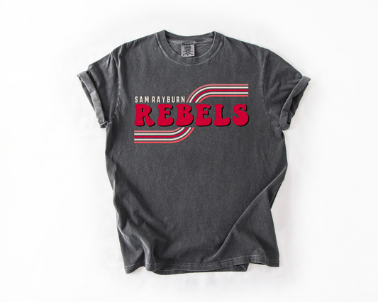 Sam Rayburn Rebels Retro Rainbow