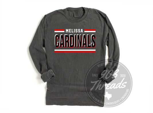 Melissa Cardinals Hold That Line Spirit Tee