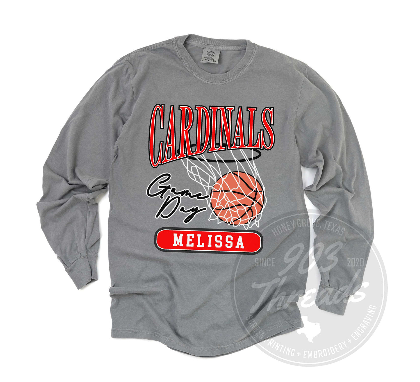 Melissa Cardinals Vintage Basketball Tee