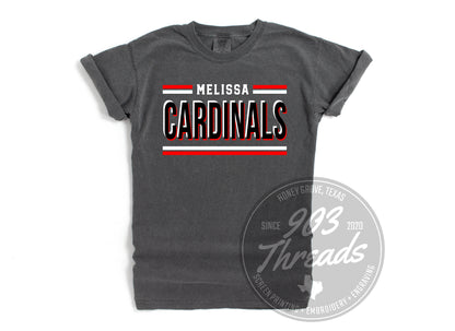 Melissa Cardinals Hold That Line Spirit Tee