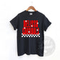 Melissa Cardinals Starry Check Sweatshirt/Short Sleeve