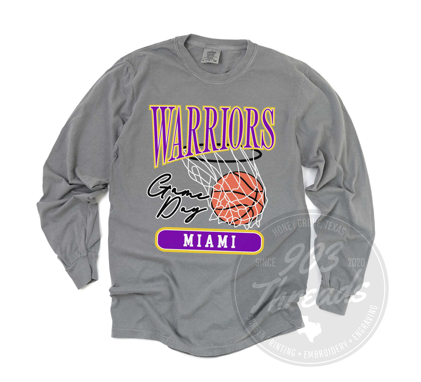 Miami Warriors Vintage Basketball Tee