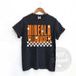 Mineola Yellowjackets Starry Check Sweatshirt/Short Sleeve