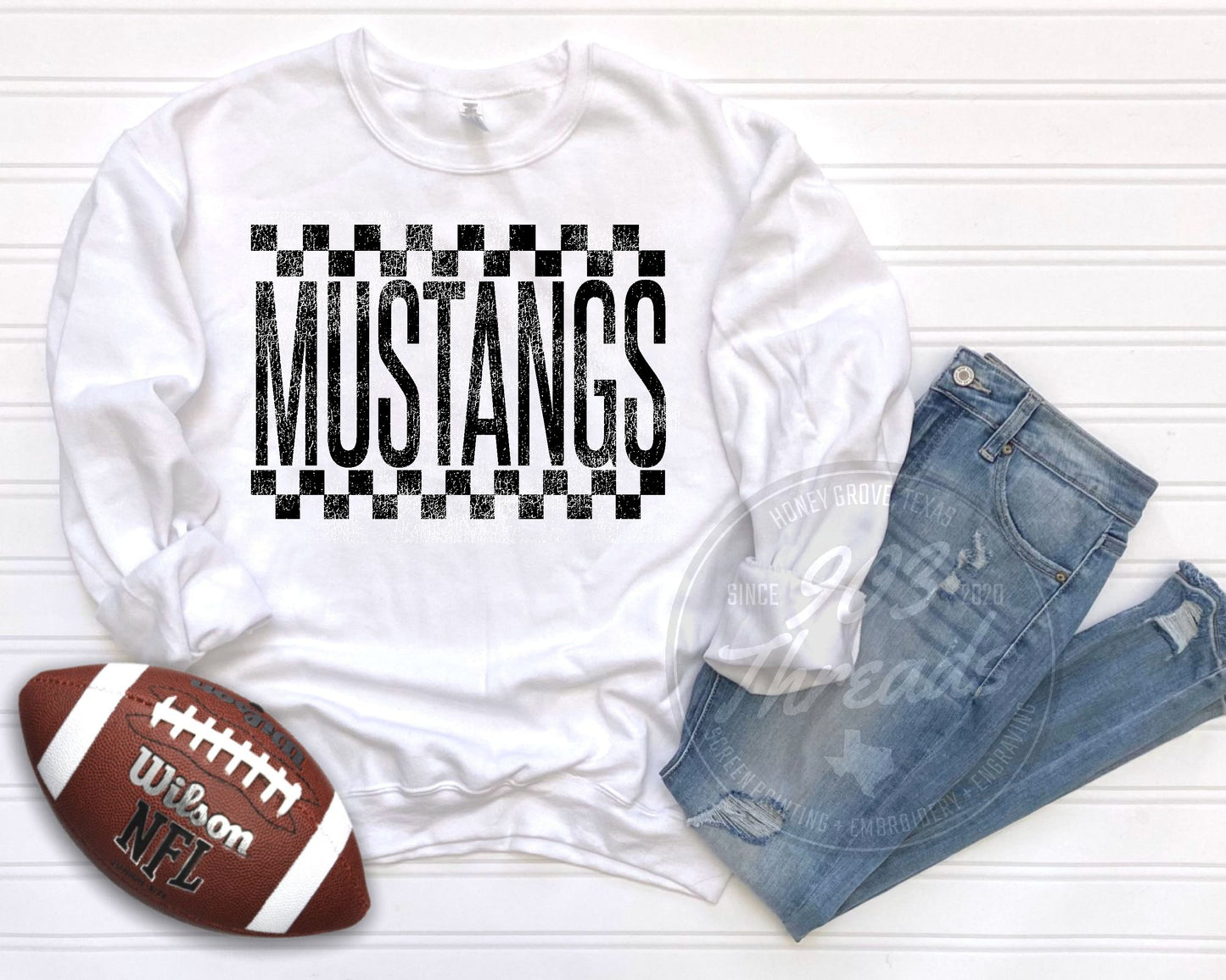 Mustangs Off the Wall Spirit - Black/White Option