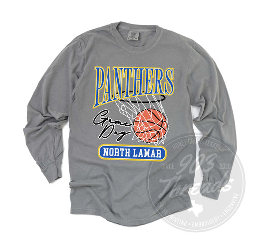 North Lamar Panthers Vintage Basketball Tee