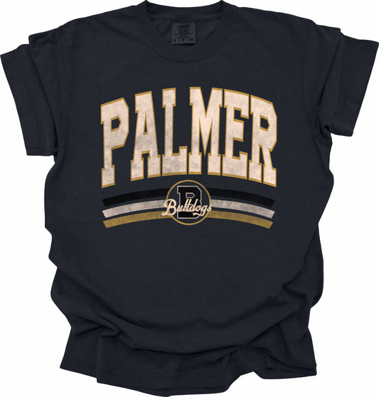 Palmer Bulldogs Old School Grit - Black Accent
