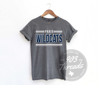 Paris Wildcats Hold That Line Spirit Tee