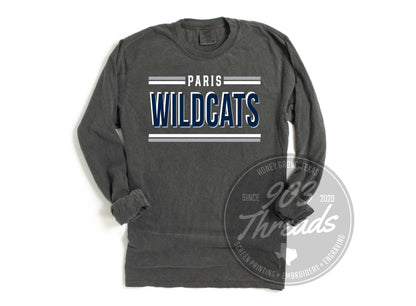 Paris Wildcats Hold That Line Spirit Tee