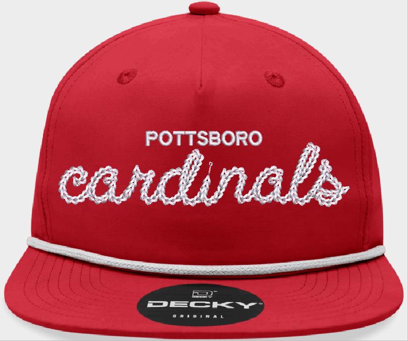 Pottsboro Cardinals Old School Cap