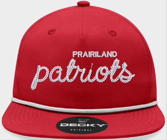 Prairiland Patriots Old School Cap - Red