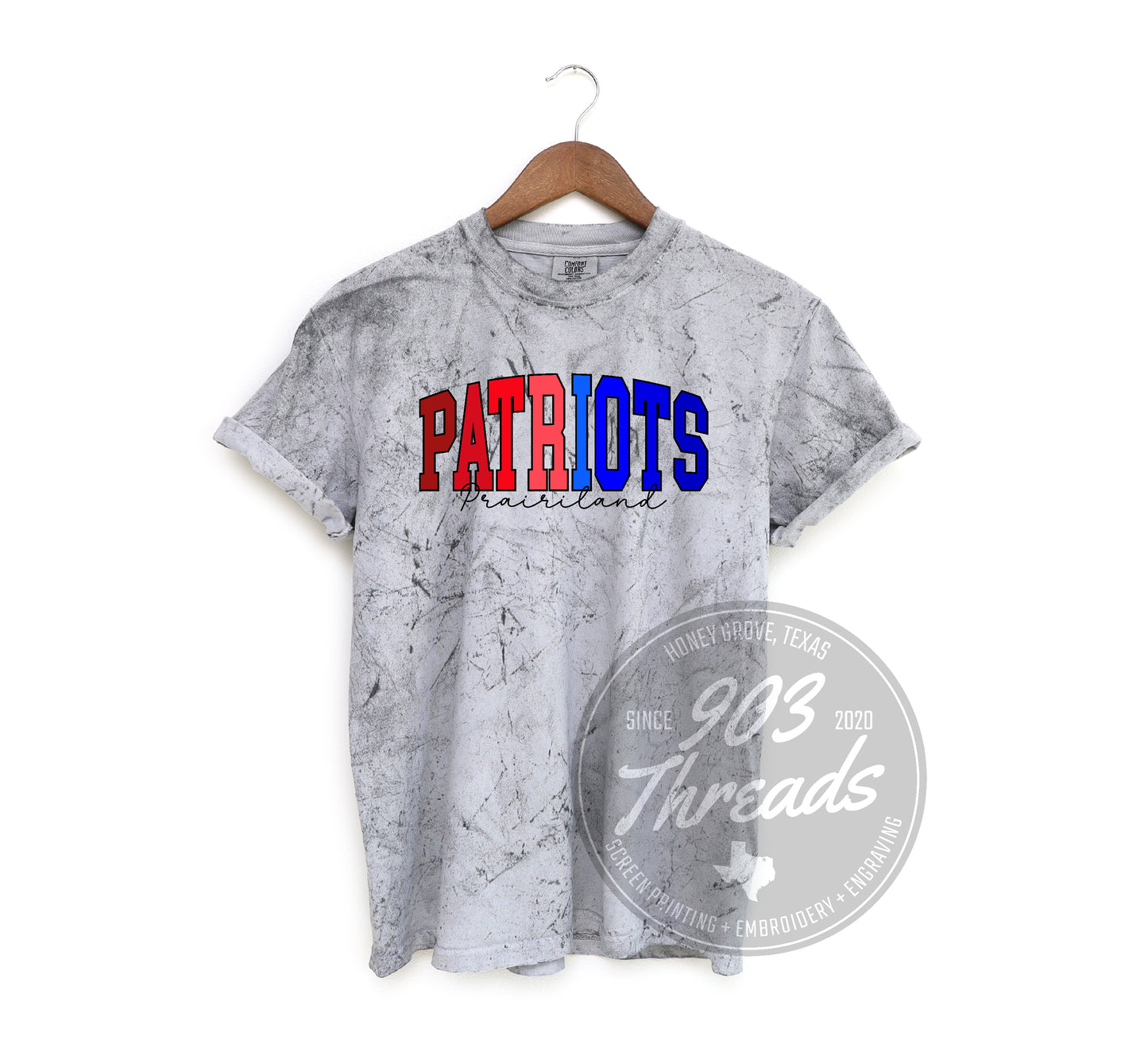 Prairiland Patriots Shades of Spirit Tee