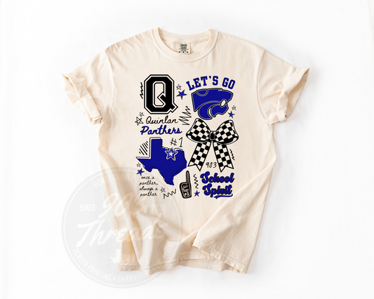 Quinlan Panthers Legacy Board - Short/Long Sleeve