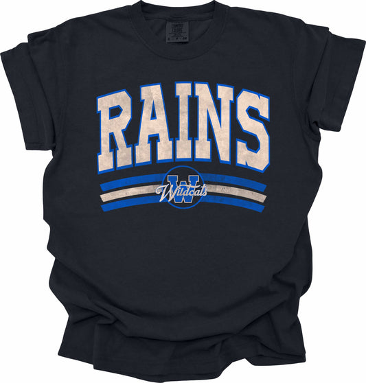 Rains Wildcats Old School Grit