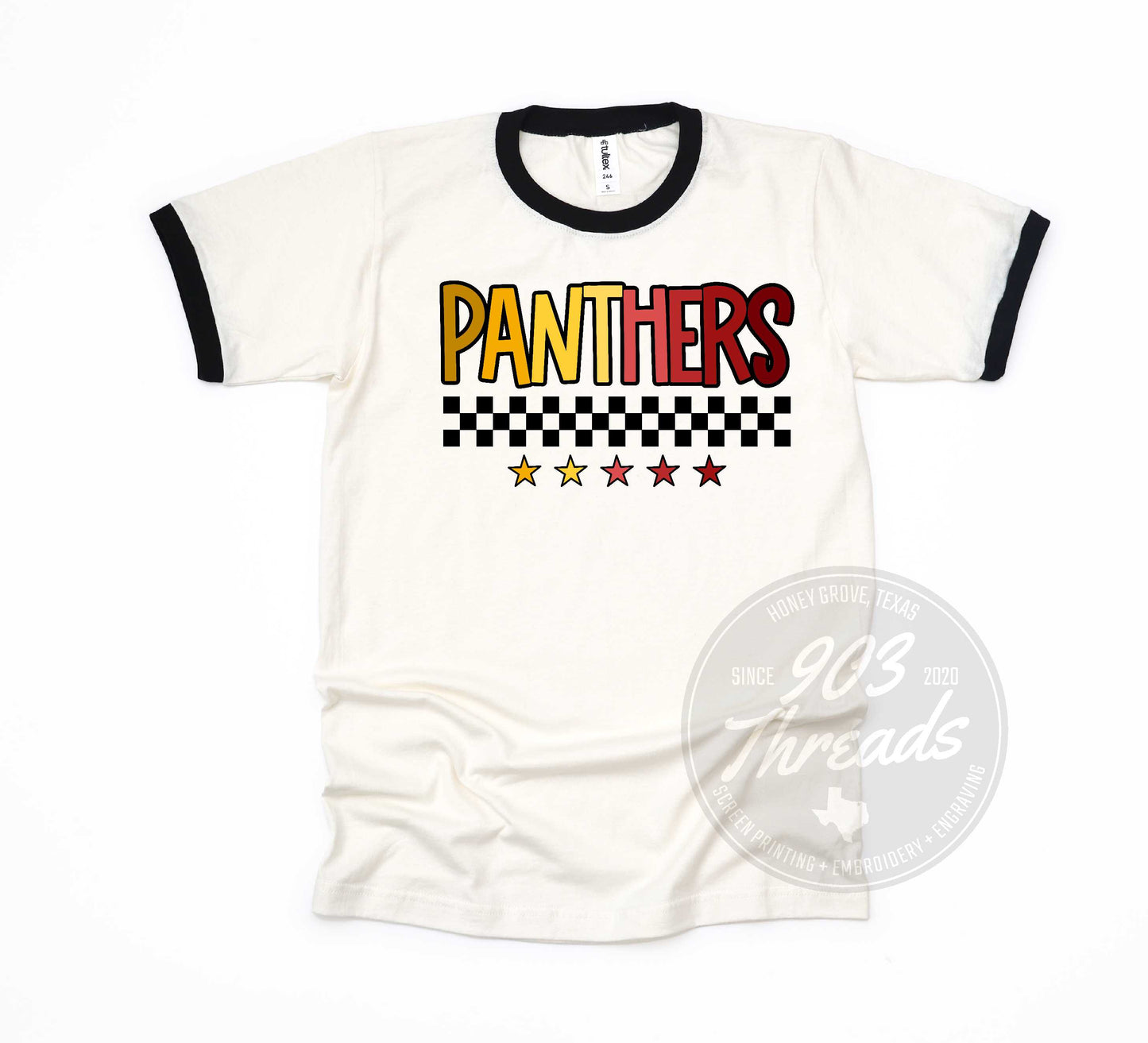 Retro Ringer Bells Panthers