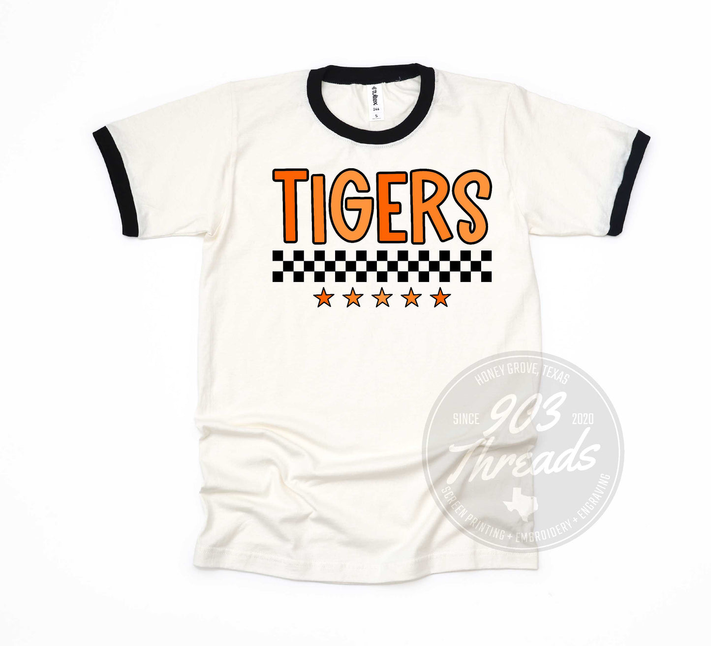 Retro Ringer Commerce Tigers