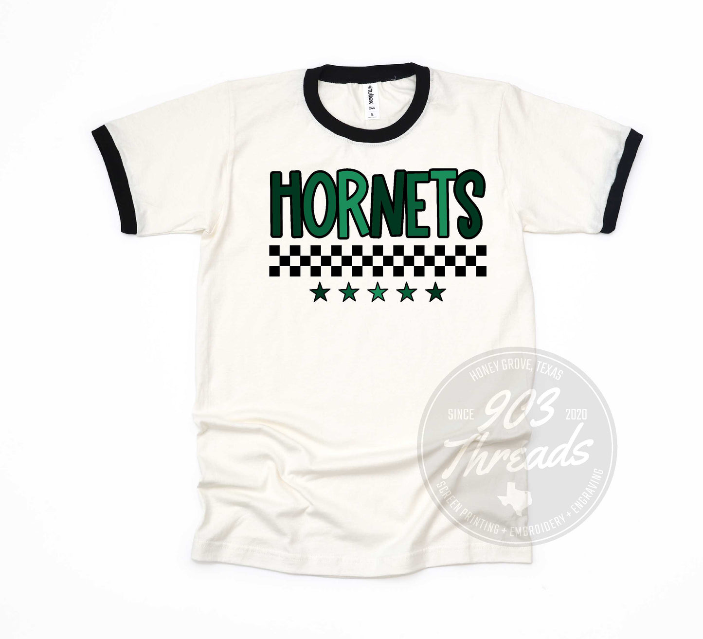 Retro Ringer Boles Hornets