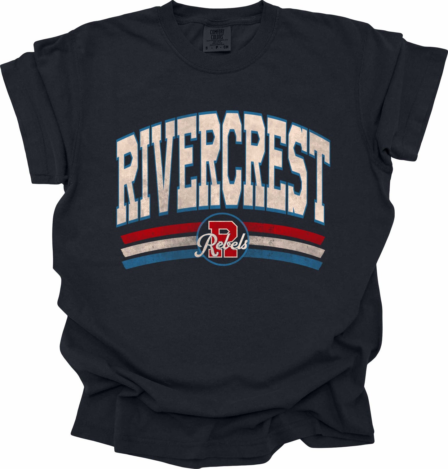 Rivercrest Rebels Old School Grit - Red Accent
