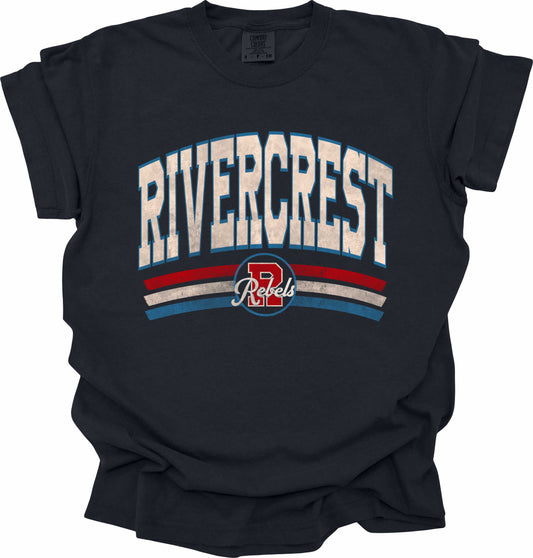 Rivercrest Rebels Old School Grit - Red Accent