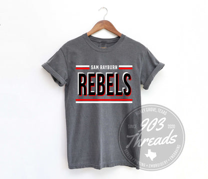 Sam Rayburn Rebels Hold That Line Spirit Tee