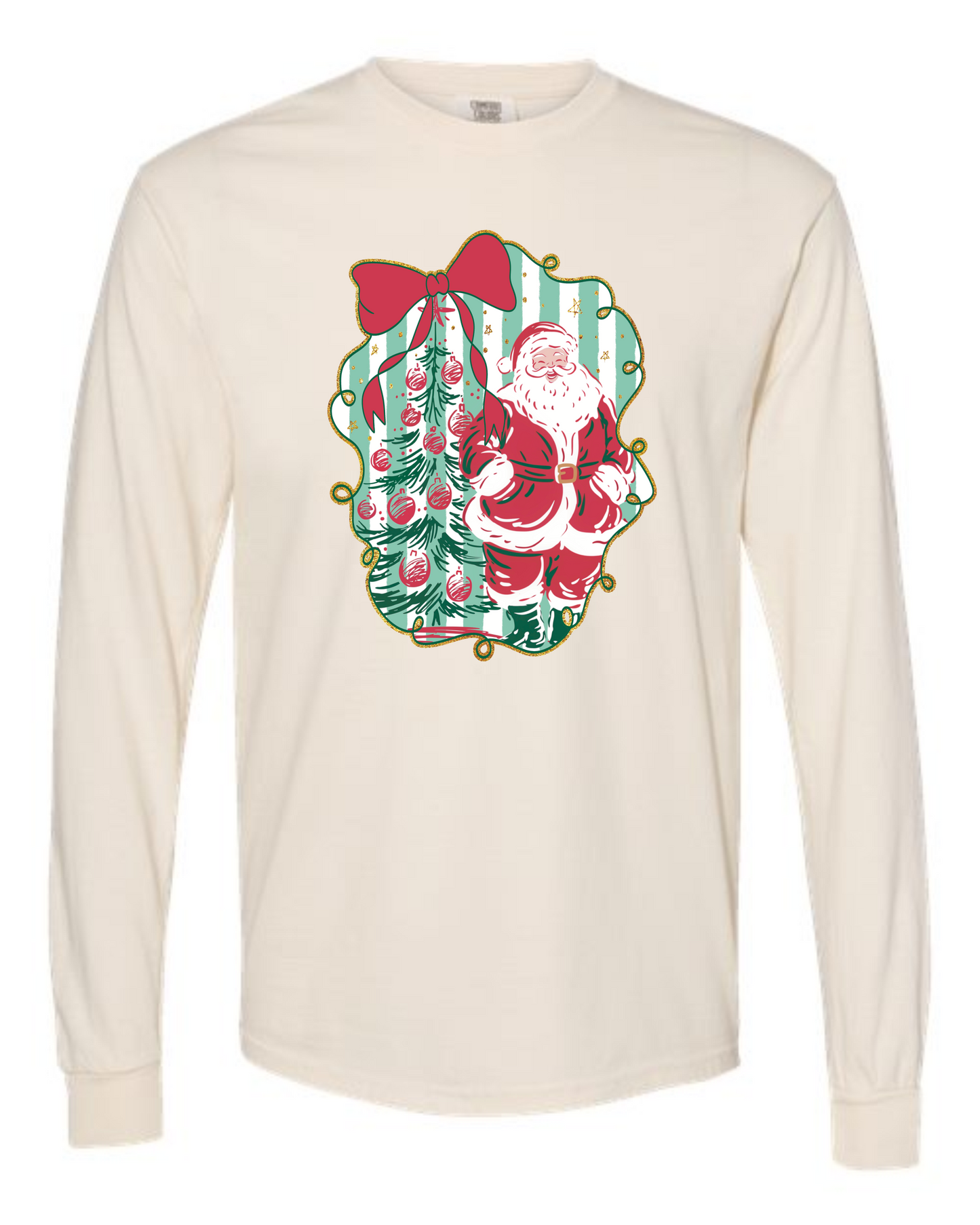 Holly Jolly Santa Frame