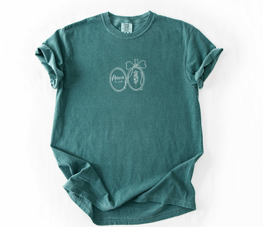 Custom Locket Tee -- Mother's Day