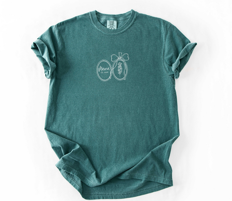 Custom Locket Tee -- Mother's Day